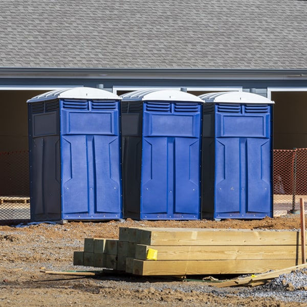 what is the maximum capacity for a single portable toilet in West Hartford CT